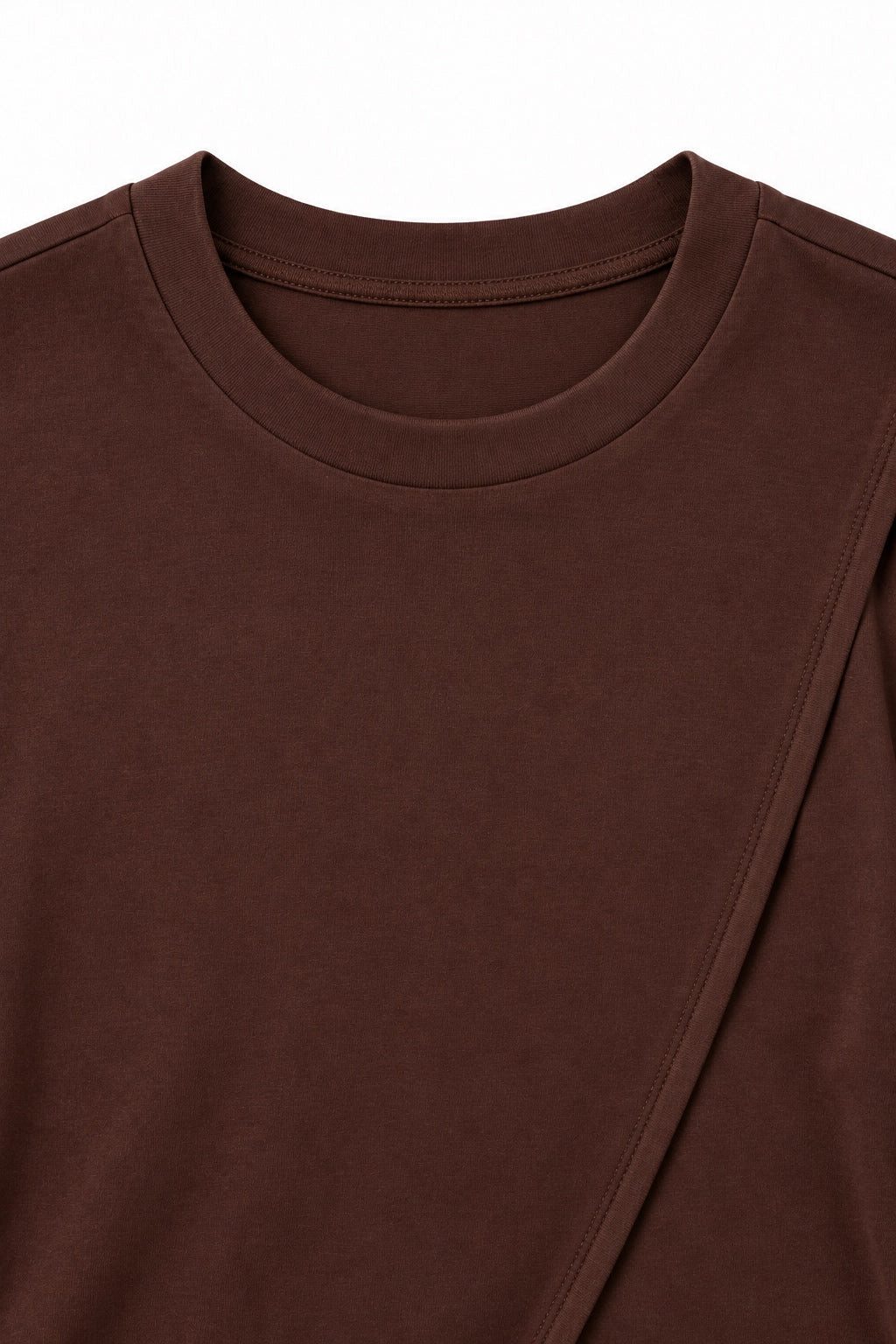 Çapraz Bluzlu Pantolon Takım Kahverengi